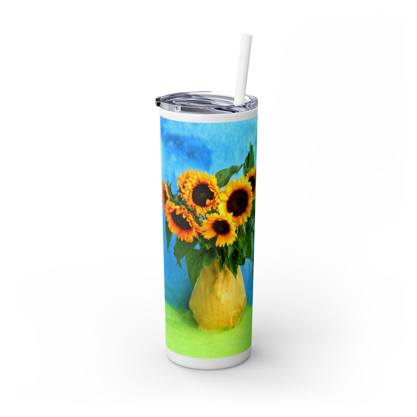 Van Gogh Sunflower Tumbler, 20oz Insulated Skinny Straw Cup, Perfect Gift for Flower Lovers, Summer Parties, Birthdays, Eco-Friendly [...]