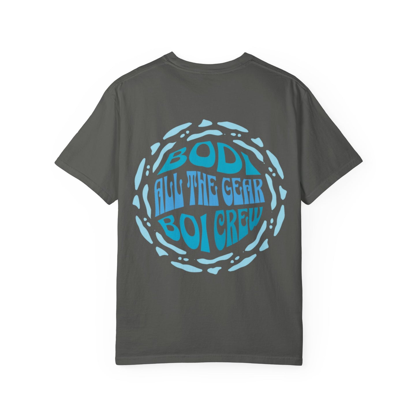 Bodi Gear Crew T-Shirt | Unisex Casual Graphic Tee for Outdoor Adventures, Gift for Him, Retro Style, Summer Vibe, Relaxed Fit