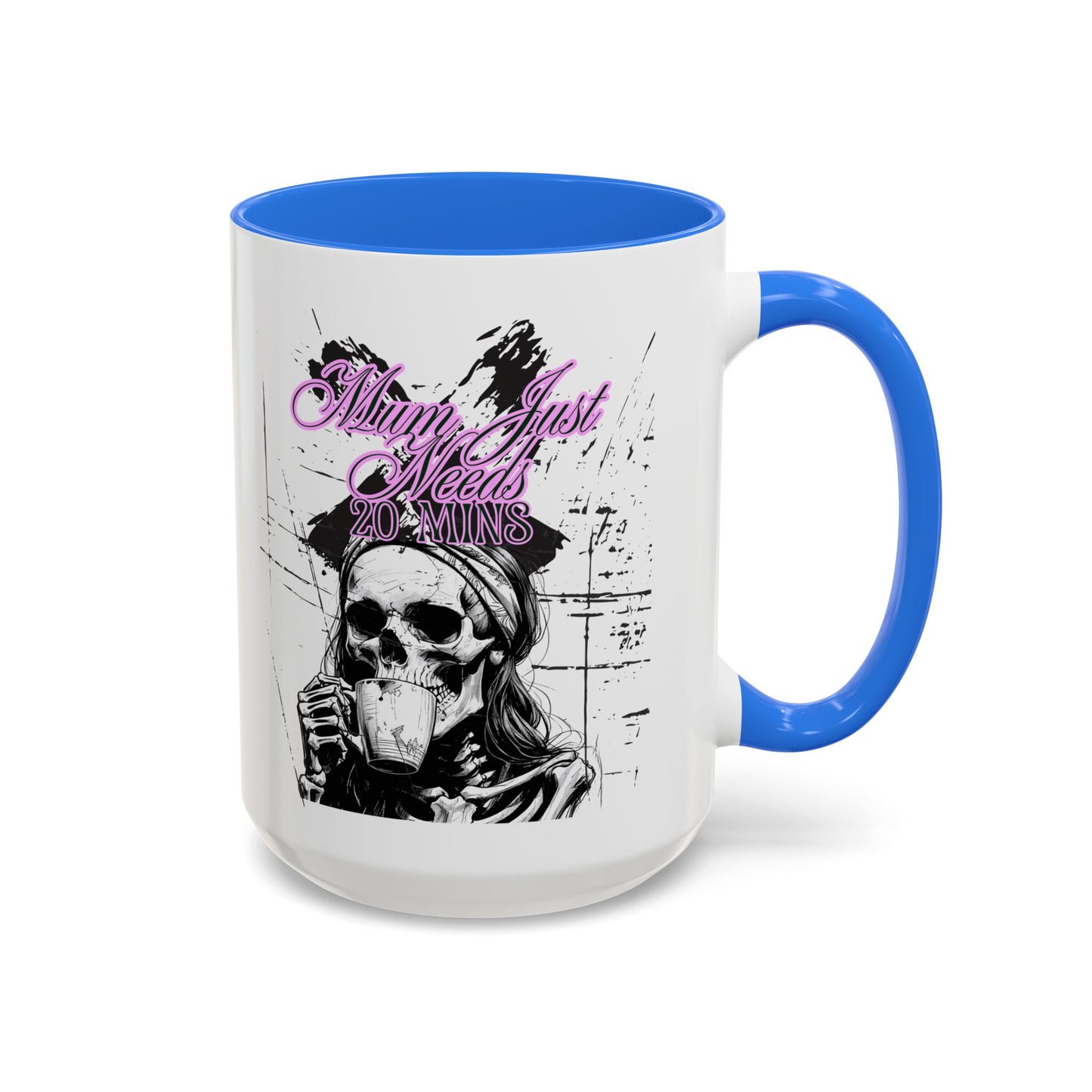 Mum Just Needs 20 min | Perfect for Coffee Lovers, Halloween Decor, Gift for Her, Unique Homeware, Fun Office Mug