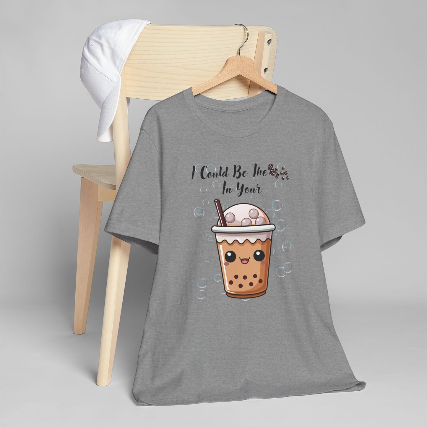 Cute Bubble Tea T-Shirt, Funny Drink Tee, Gift for Tea Lovers, Unisex Casual Shirt, Trendy Summer Wear, Coffee Addict Top