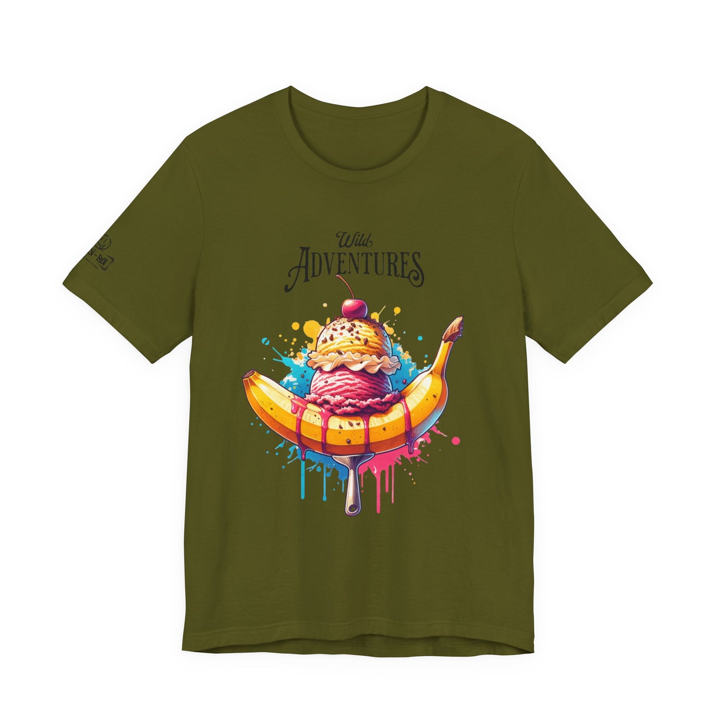 Fun Adventure Banana Split Tee, Ice Cream Lovers T-Shirt, Summer Vibes Shirt, Foodie Gift, Casual Unisex Tee