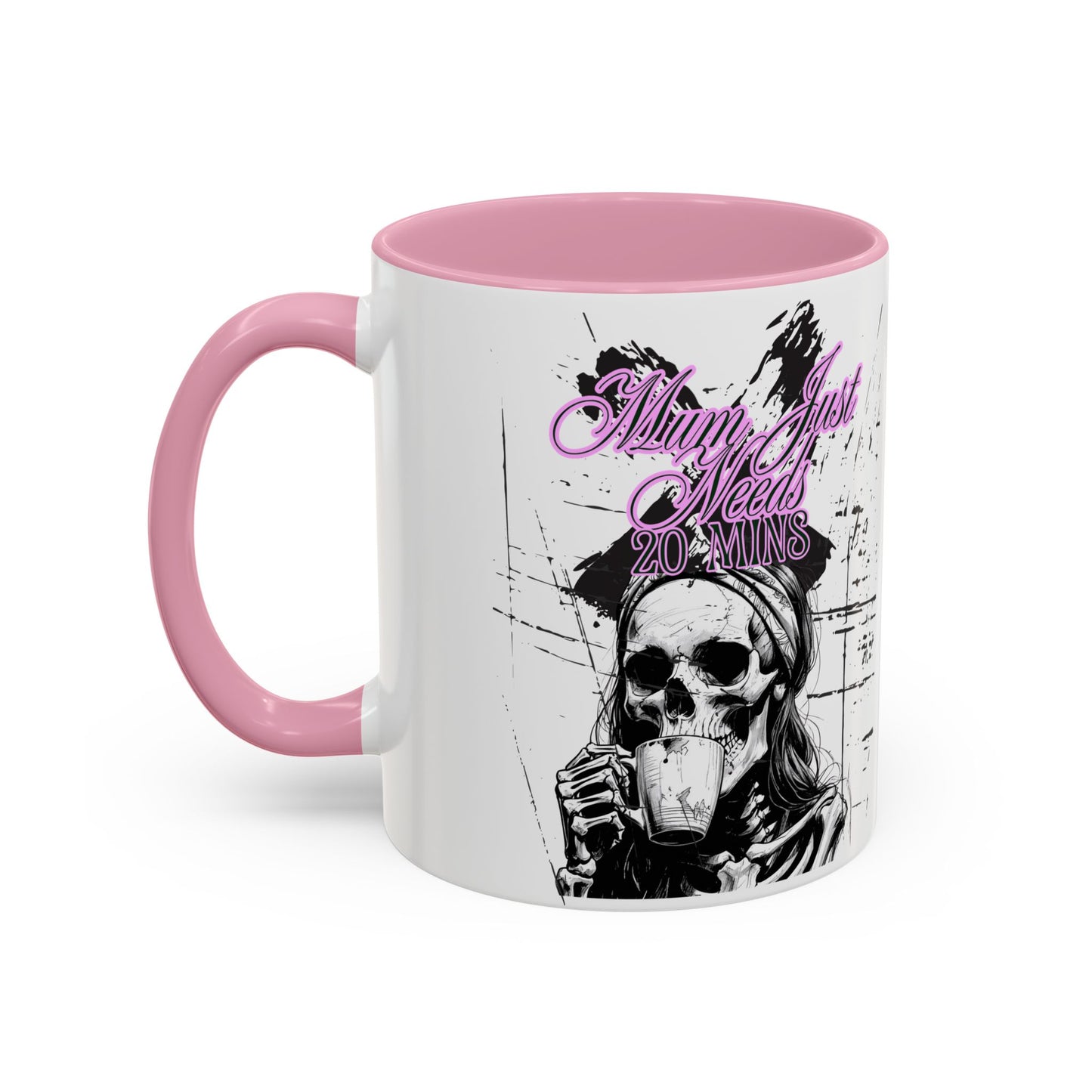 Mum Just Needs 20 min | Perfect for Coffee Lovers, Halloween Decor, Gift for Her, Unique Homeware, Fun Office Mug