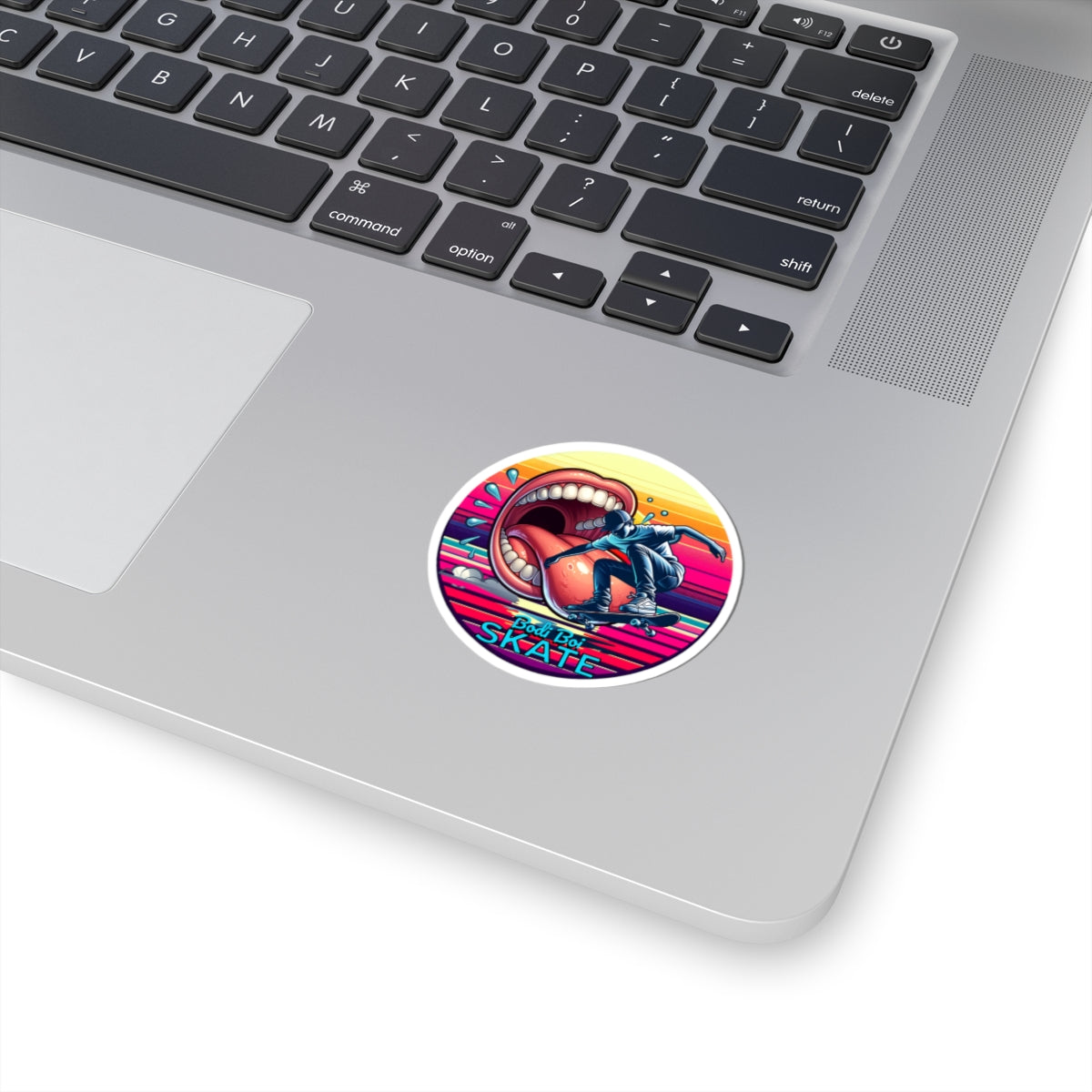Vibrant Skateboard Kiss-Cut Stickers, Cool Skate Decals for Teens, Unique Laptop Stickers, Fun Gift for Skaters, Colorful Wall Art