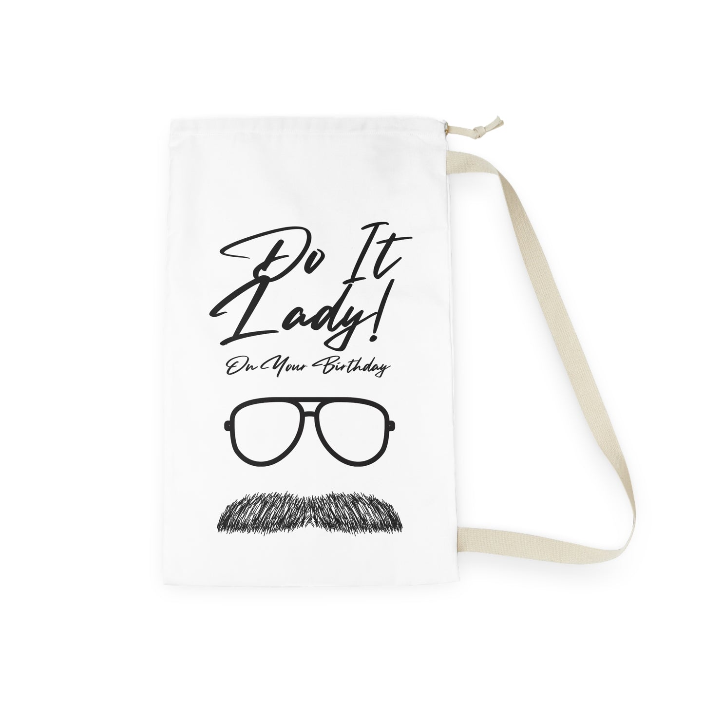 Birthday-Themed Laundry Bag with Funny Quotes, Humor Bag for Gifts, Laundry Tote for Her, Unique Laundry Storage, Fun Birthday Present