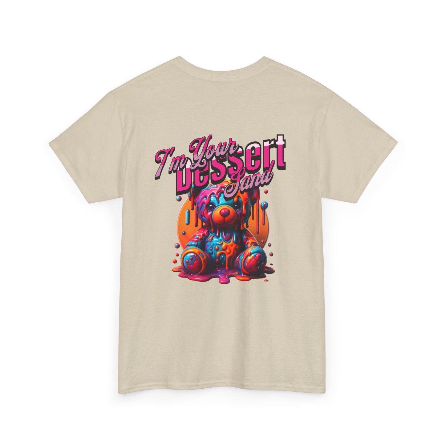 Whimsical Unisex Tee with Dessert Design, Fun Graphic Shirt for Parties, Casual Wear, Gift for Food Lovers, Cute Apparel