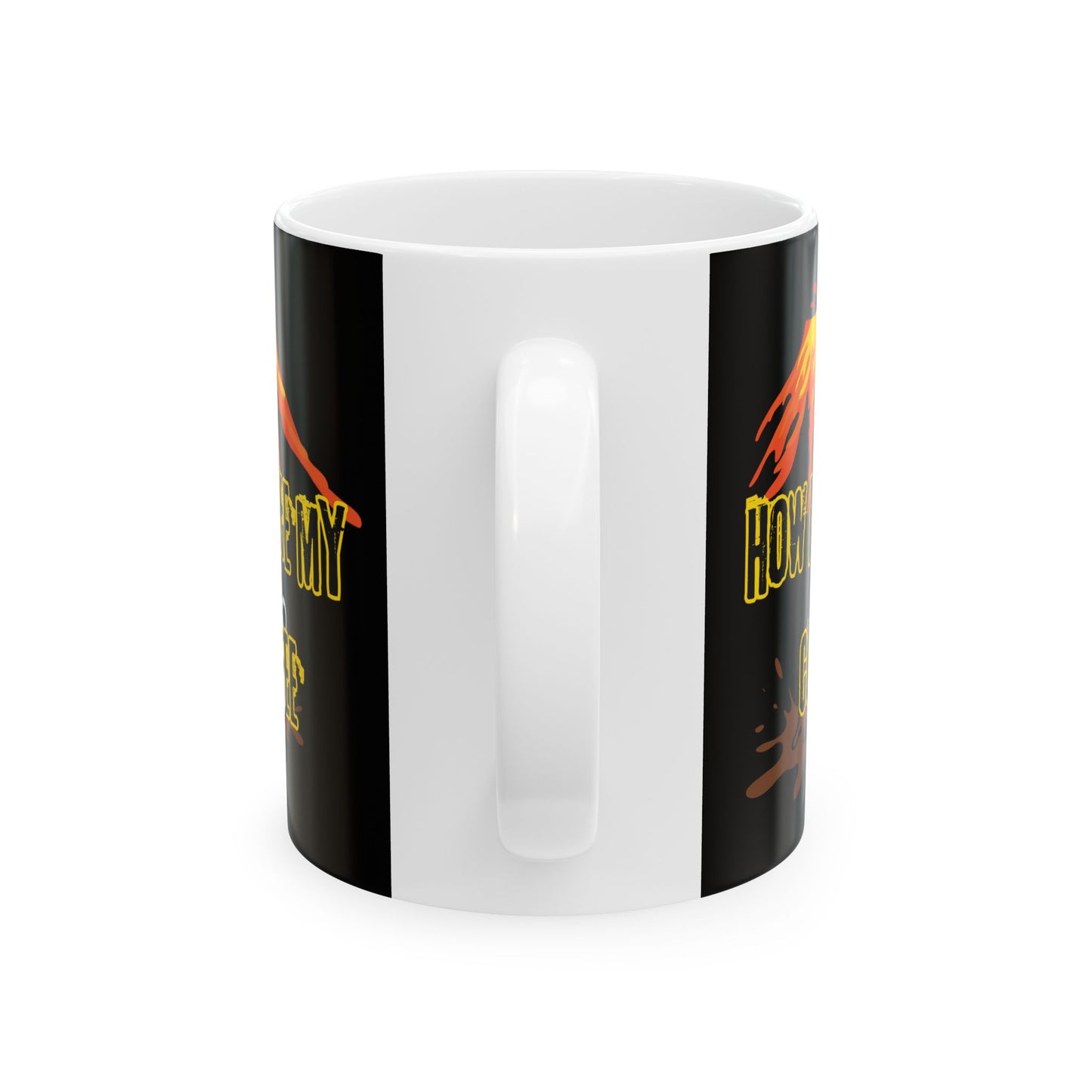 Coffee Lover's Ceramic Mug: Perfect Gift for Coffee Addicts, Birthday, Holiday, Customizable Drinkware, Funny Coffee Quote