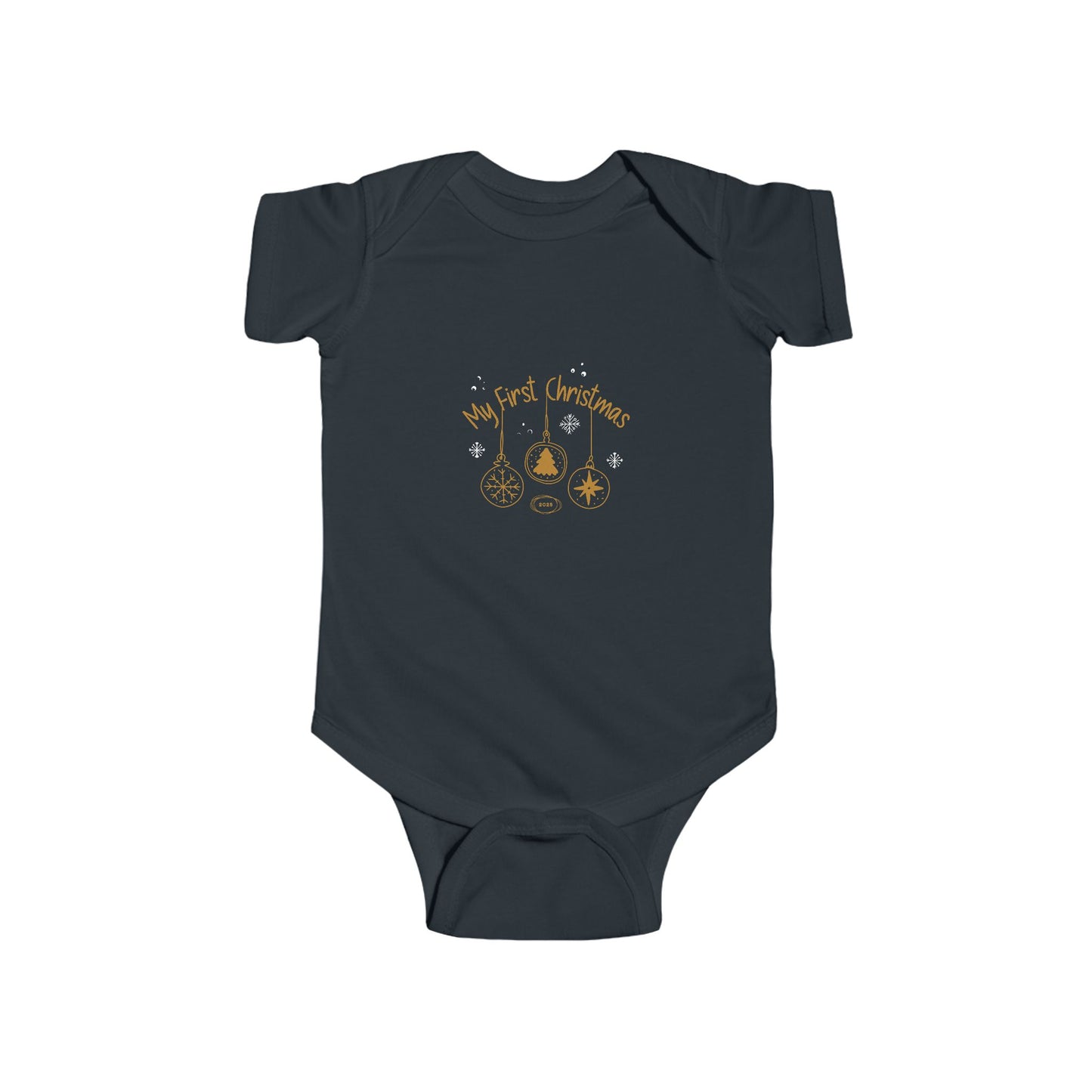 Infant Christmas Bodysuit, Baby Holiday Outfit, First Christmas Gift, Cute Baby Clothes, Baby Shower Present