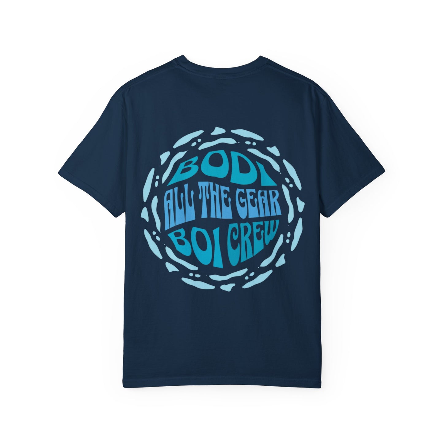 Bodi Gear Crew T-Shirt | Unisex Casual Graphic Tee for Outdoor Adventures, Gift for Him, Retro Style, Summer Vibe, Relaxed Fit