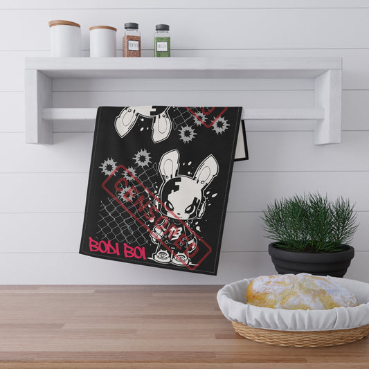 Stylish Cotton Bodi Boi Brand Tea Towels, Fun Kitchen Décor for Cooking & Baking, Perfect Gift for Home Chefs & Food Lovers, Unique Bunny Design