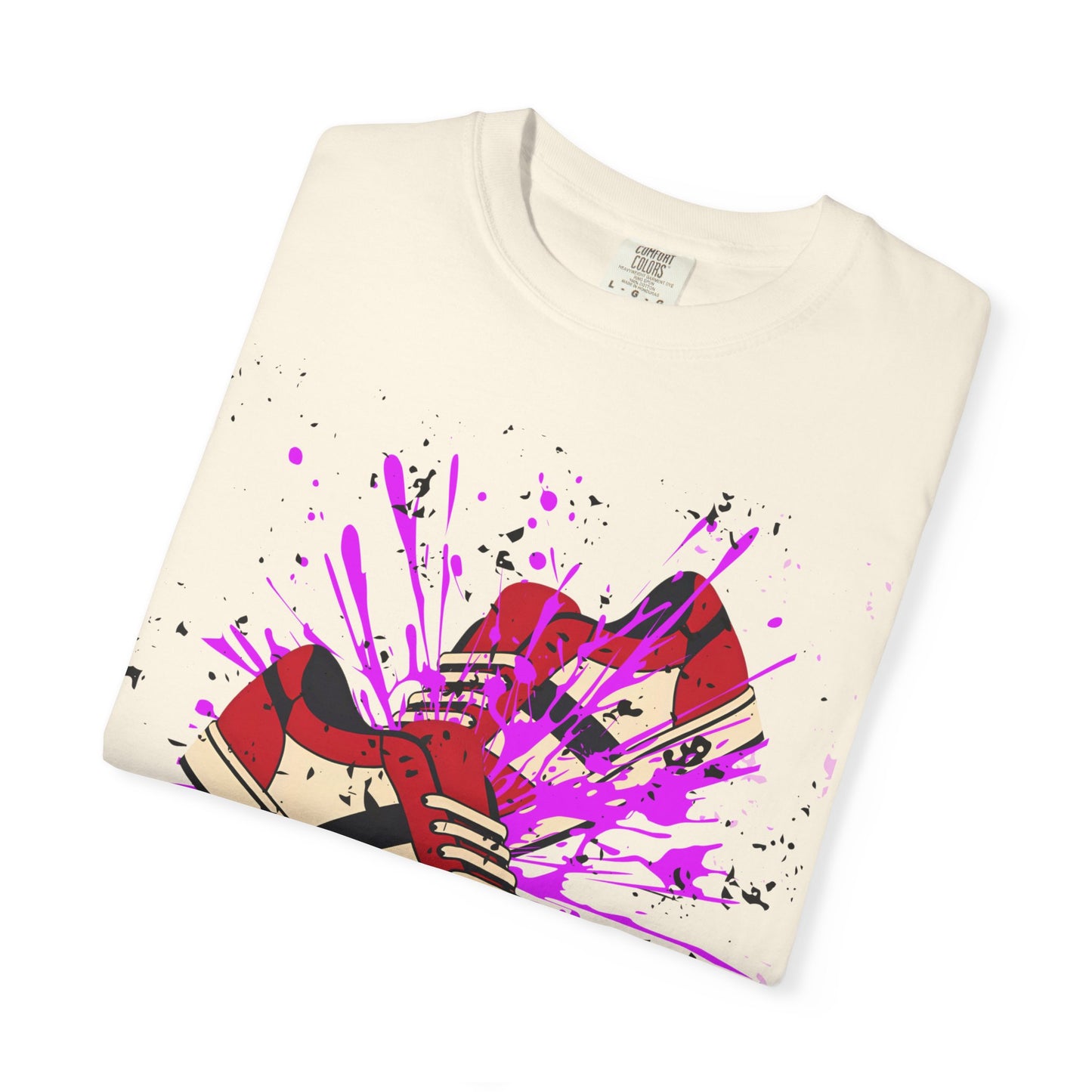 Sneaker Splash Unisex T-Shirt | Vibrant Graphic Tee | Streetwear Style | Perfect for Gift Giving | Hip-Hop Fashion | Casual Wear