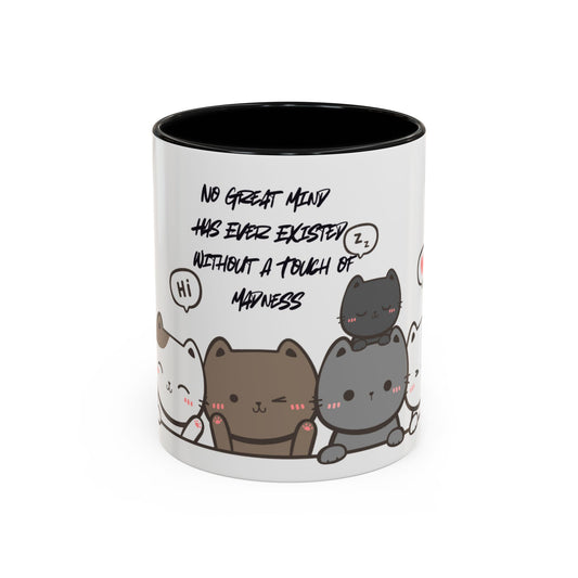 Cute Cat Quote Coffee Mug, Cat Lover Gift, Fun Kitchen Decor, Office Mug, Gift for Cat Moms, Whimsical Cat Theme