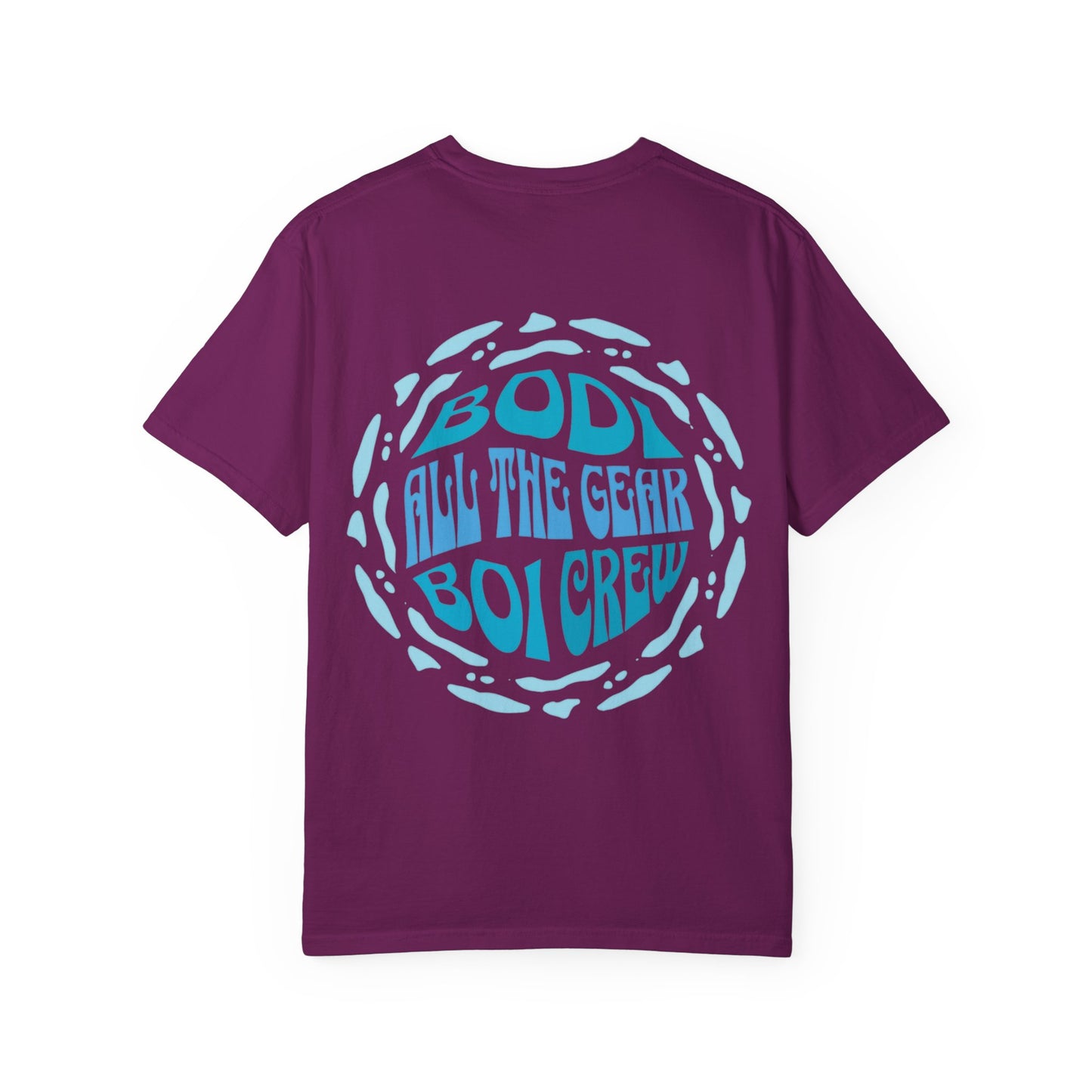 Bodi Gear Crew T-Shirt | Unisex Casual Graphic Tee for Outdoor Adventures, Gift for Him, Retro Style, Summer Vibe, Relaxed Fit