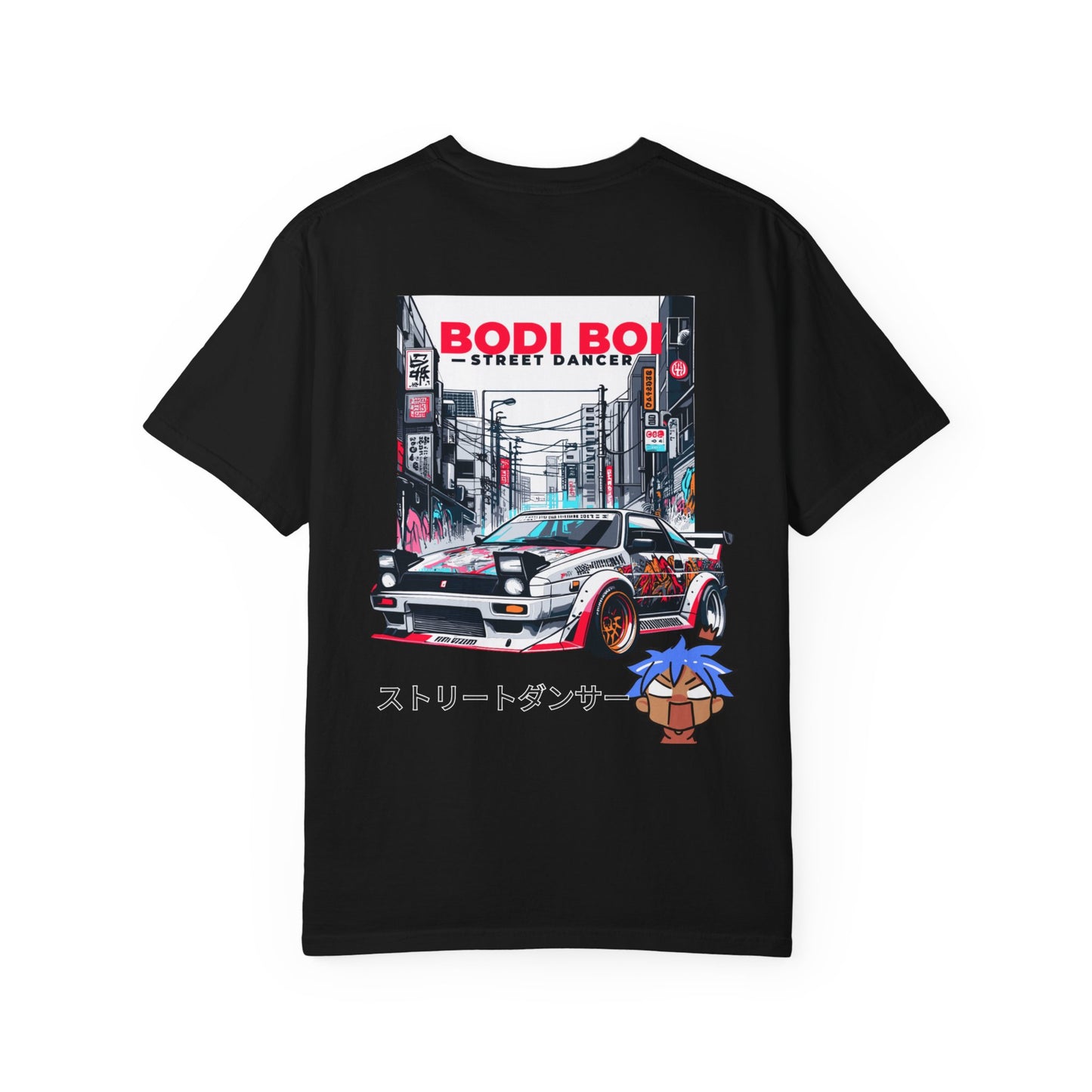 Bodi boi Street-Inspired Unisex T-Shirt for Dance and Car Enthusiasts