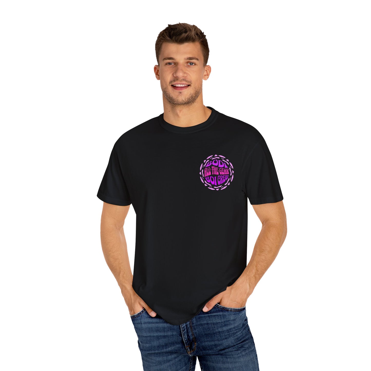 Bold Vibe Unisex Garment-Dyed T-Shirt - Edgy Skate Life Design, Casual Wear, Streetwear, Gift for Skaters, Unique Graphic Tee