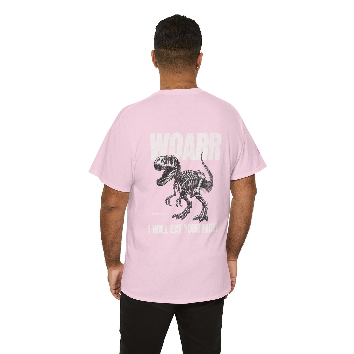 Cool Unisex Heavy Cotton Tee - Dinosaur Graphic Tee, Perfect Gift for Kids and Adults, Funny Tee for Birthdays, Halloween, Casual Wear