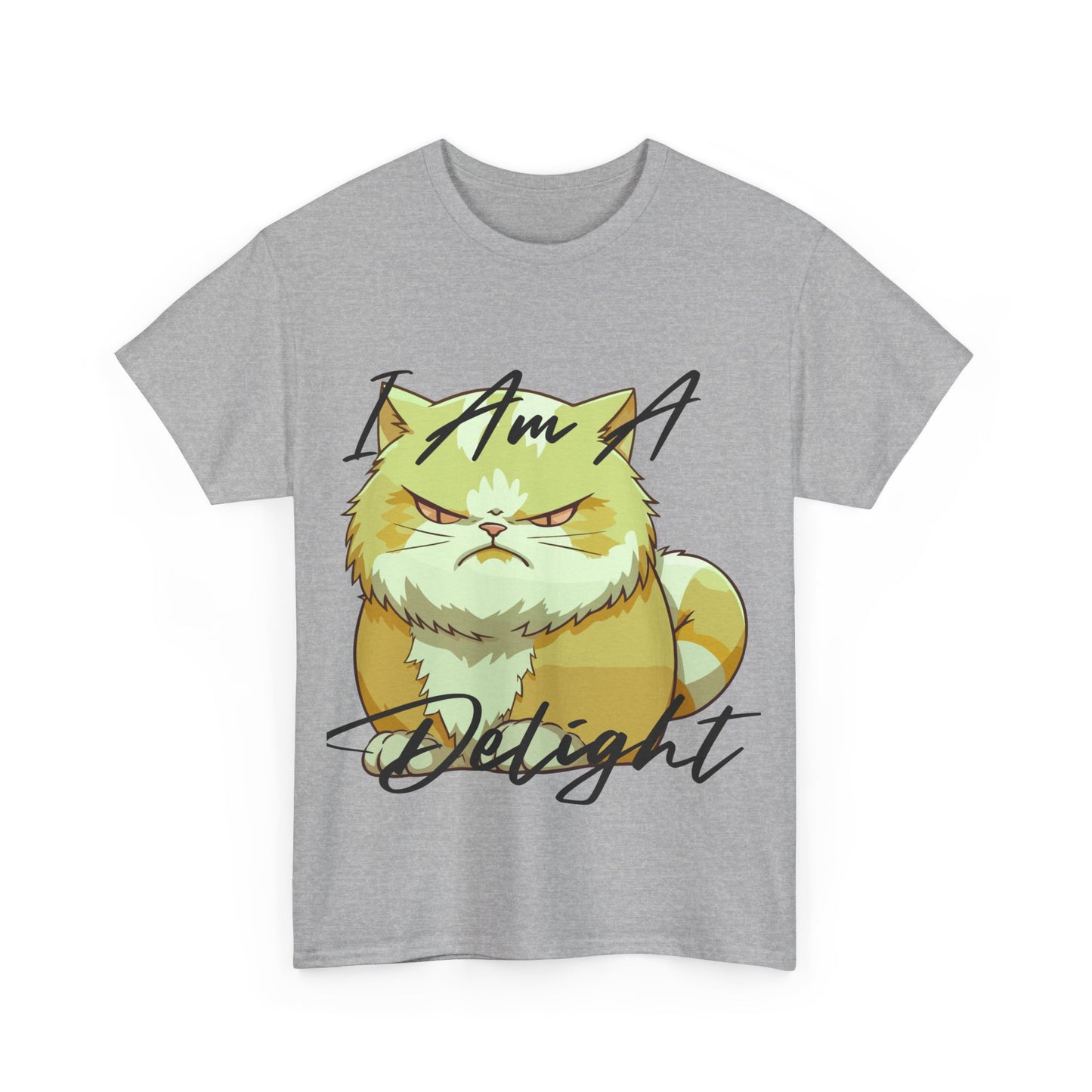 Funny Cat I'm a delight T-Shirt for Animal Lovers, Comfortable Cotton Tee, Gift for Cat Owners, Perfect for Casual Wear, I Am A Delight Tee, Gift [...]