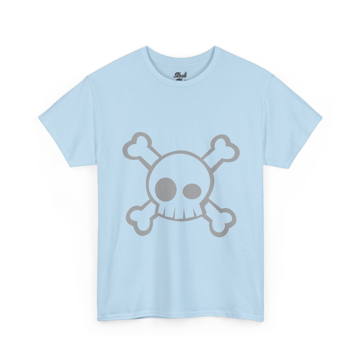 Skull & Bear Graphic Tee, Unisex Heavy Cotton Shirt for Casual Wear, Gift for Birthdays, Halloween, Gothic Tee, Cool Tee, Bear Lover Gift,