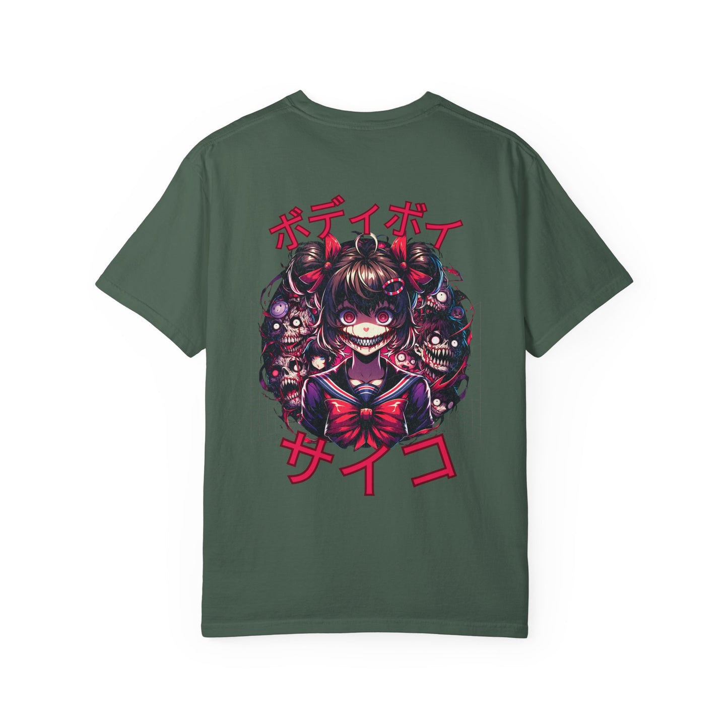 Unisex Garment-Dyed Graphic T-Shirt with Unique Anime Design, Casual Wear, Anime Enthusiast Gift, Fun Streetwear, Graphic Tee, Birthday Gift