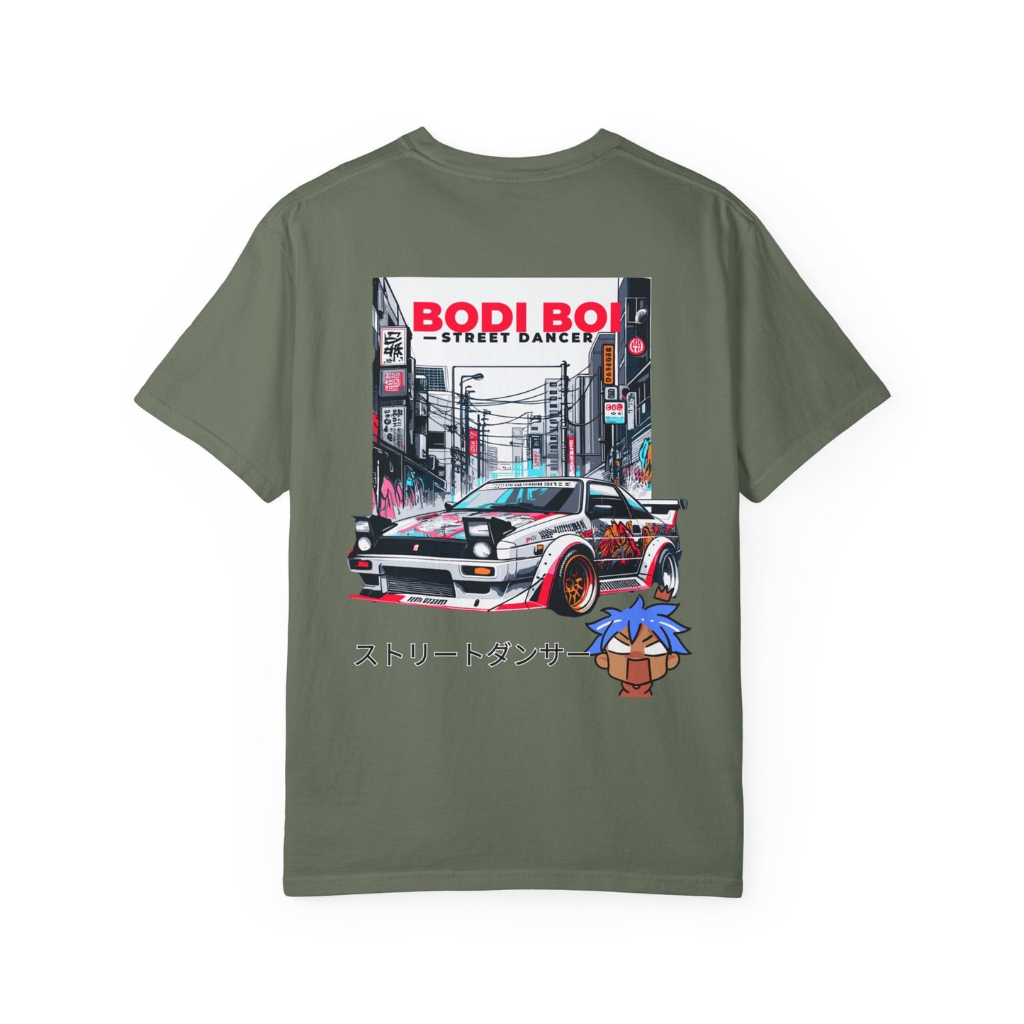 Bodi boi Street-Inspired Unisex T-Shirt for Dance and Car Enthusiasts
