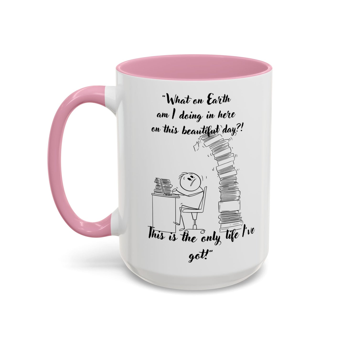 What am I doing here  Coffee Mug - Perfect for Writers, Students, and Book Lovers!