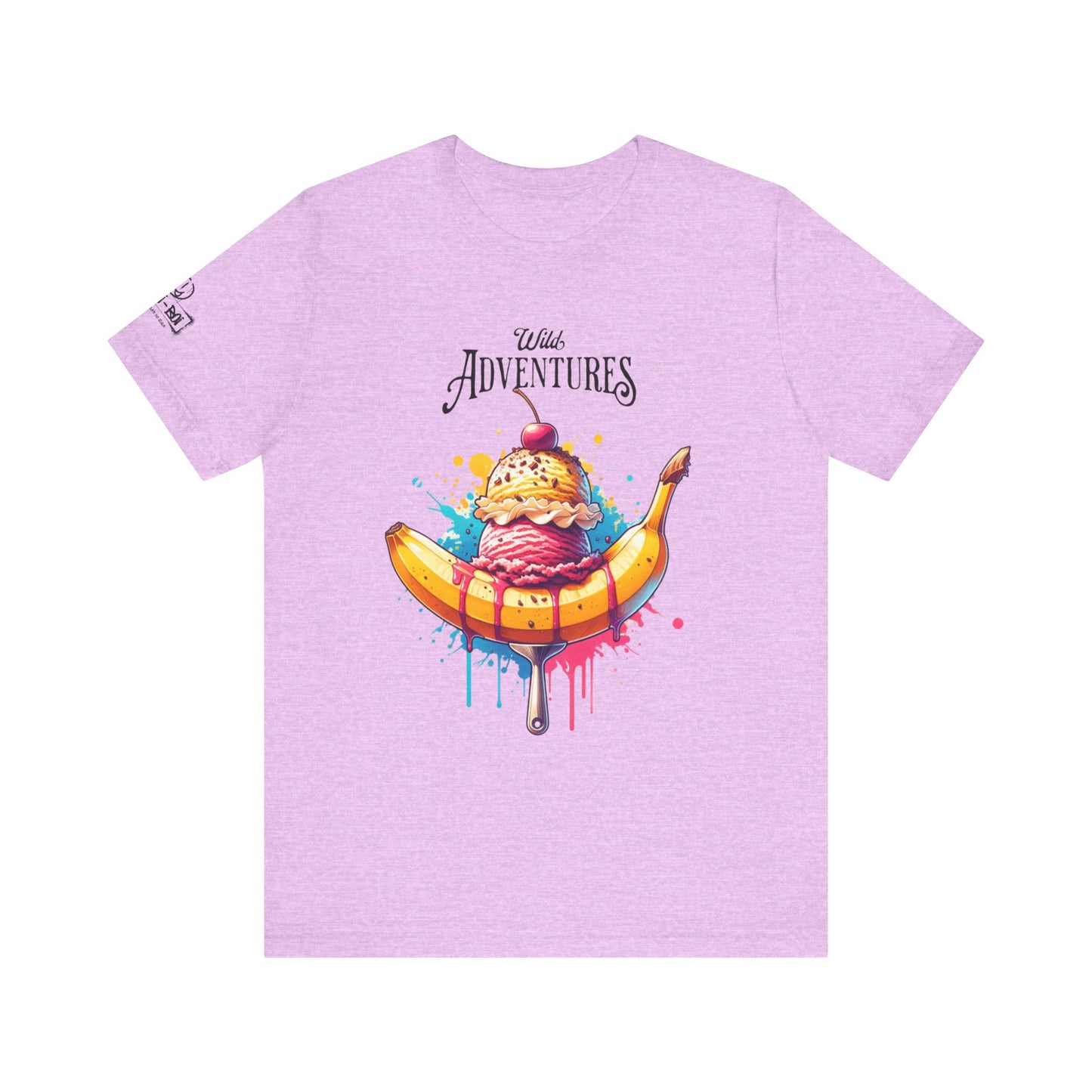 Fun Adventure Banana Split Tee, Ice Cream Lovers T-Shirt, Summer Vibes Shirt, Foodie Gift, Casual Unisex Tee