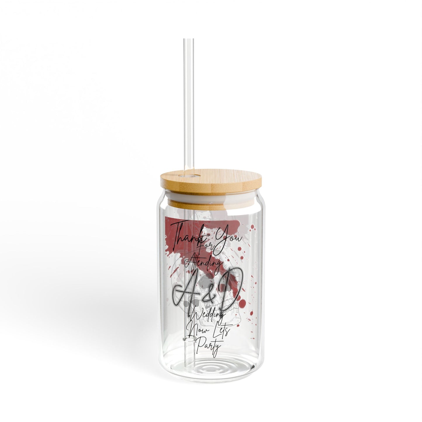 Elegant Sipper Glass, 16oz | Perfect for Parties, Gifts, Home Decor, Unique Drinkware, Thank You Favors