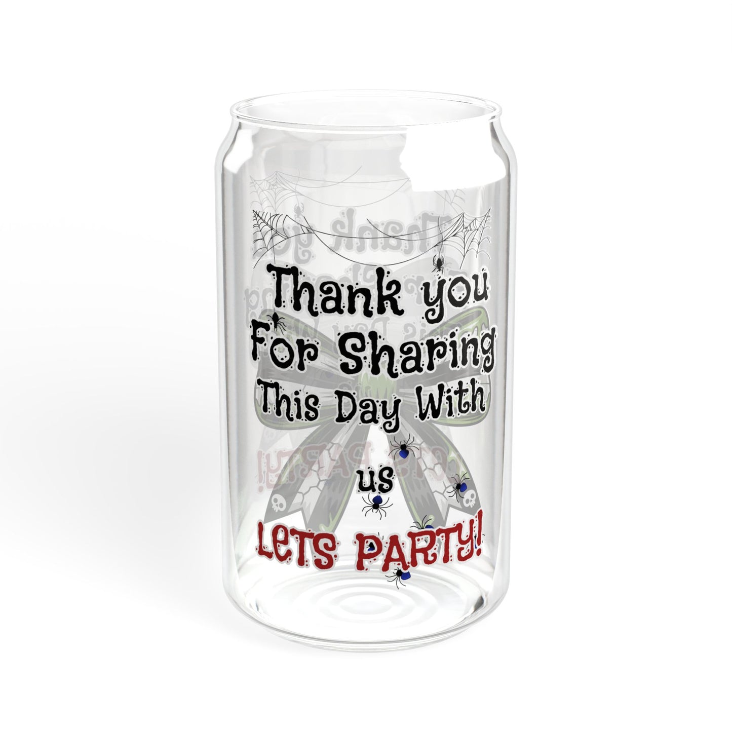 Personalized Party Sipper Glass | 16oz Glass with Wooden Lid | Cheers to Celebrations, Wedding Favors, Drinkware, Custom Gifts, Summer [...]