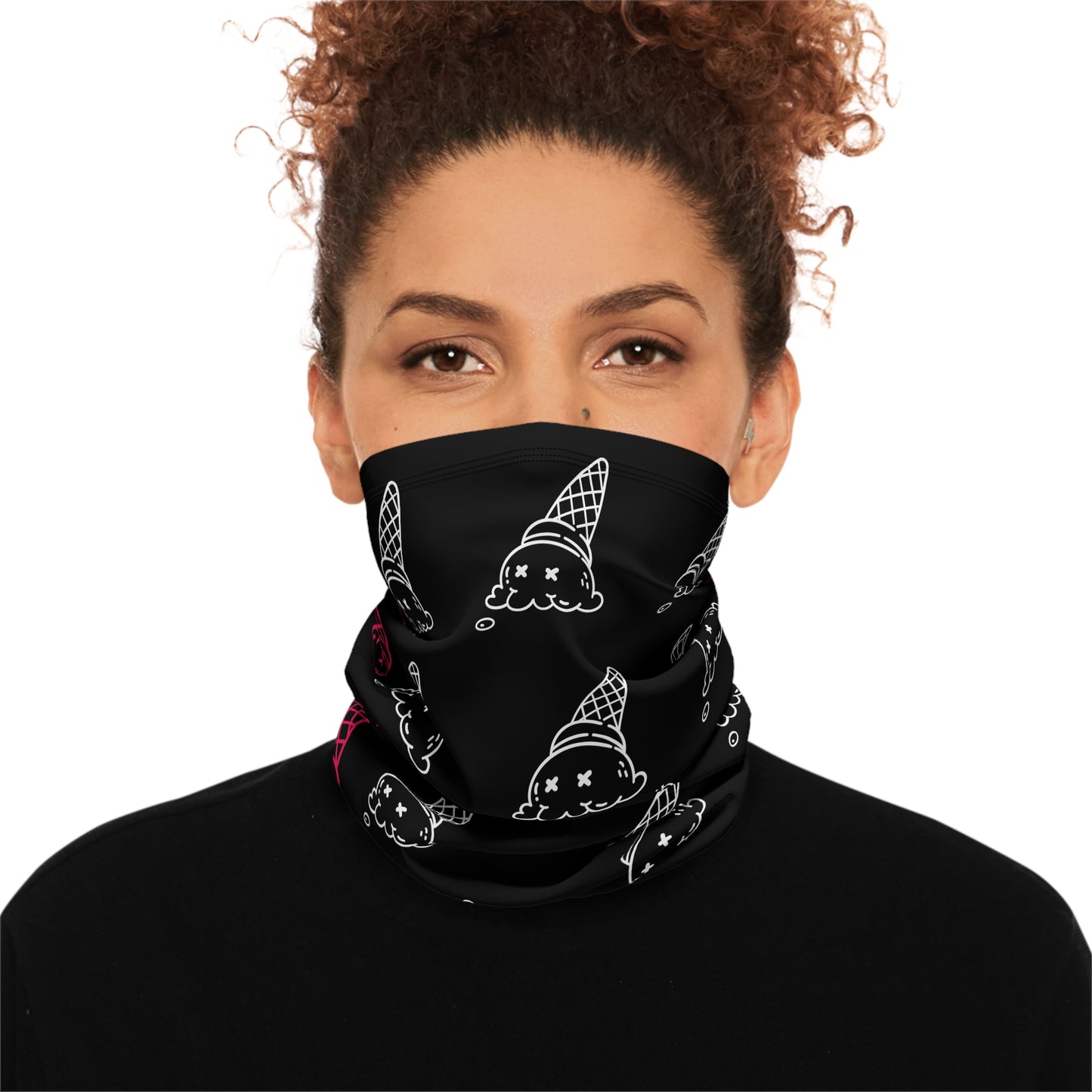 Winter Motor Bike Neck Gaiter, Warm Neck Warmer, Fun Snowman Design, Stylish Winter Accessory, Holiday Gifting, Outdoor Adventure Gear