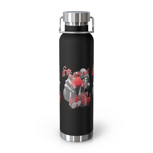 Stylish Insulated Water Bottle with Motivational Design, 22oz, Fitness Hydration, Gym Gear, Eco-Friendly Gift, Inspirational Water Bottle