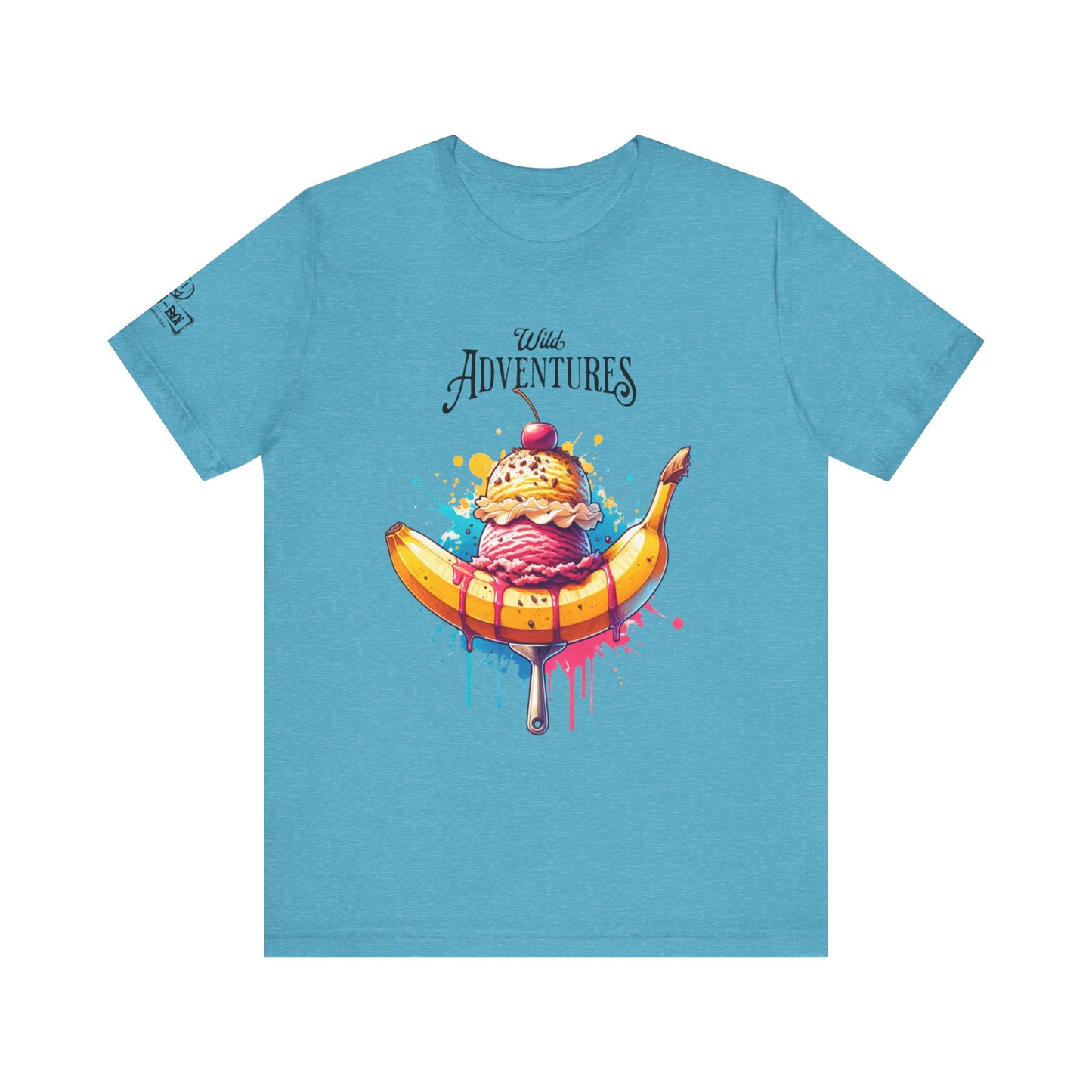 Fun Adventure Banana Split Tee, Ice Cream Lovers T-Shirt, Summer Vibes Shirt, Foodie Gift, Casual Unisex Tee