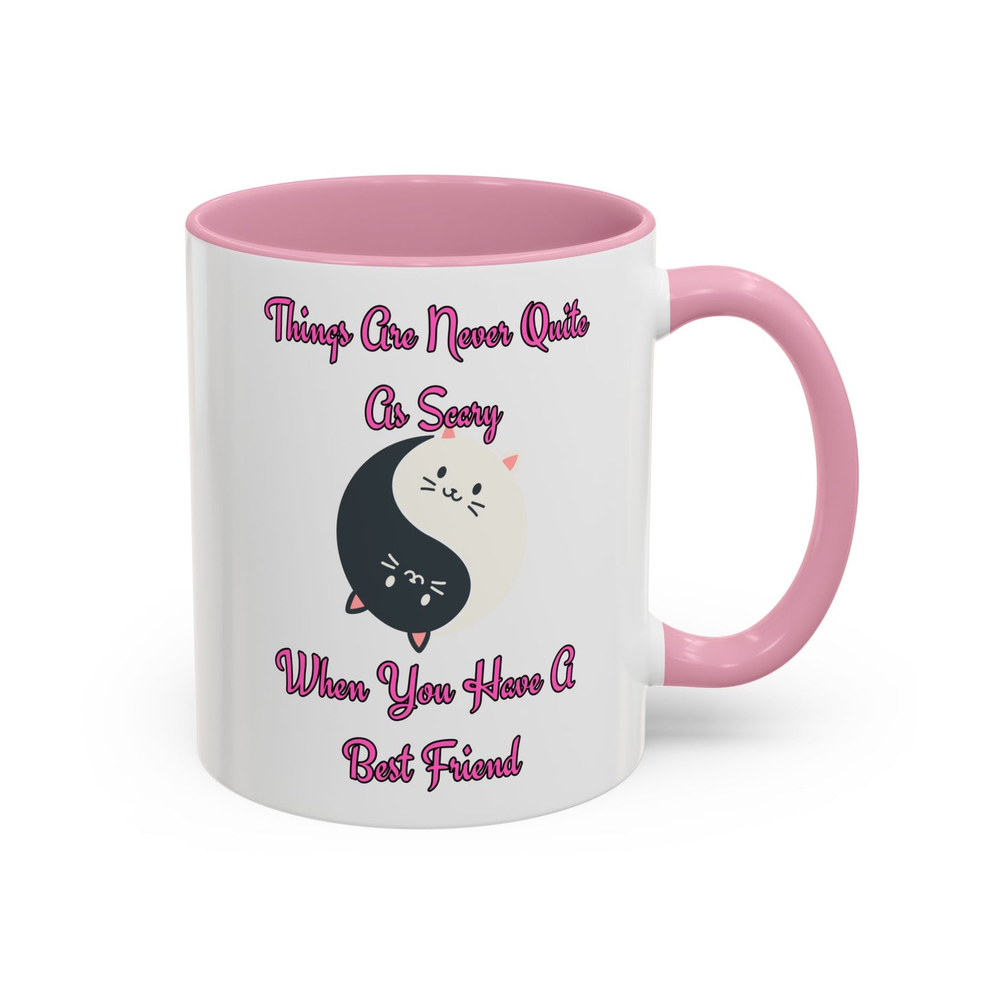 Cute Best Friend Coffee Mug | Colorful Ceramic Mug for Friendship | Gift for Besties, Birthdays, Friendship Day, Cute Mug