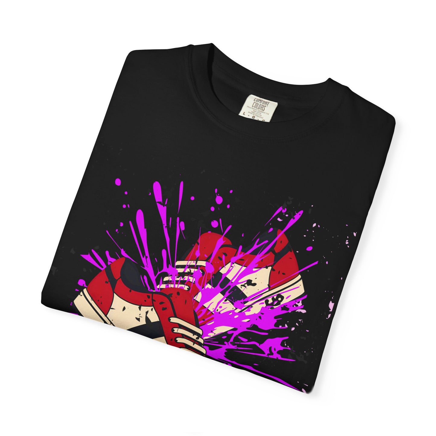 Sneaker Splash Unisex T-Shirt | Vibrant Graphic Tee | Streetwear Style | Perfect for Gift Giving | Hip-Hop Fashion | Casual Wear