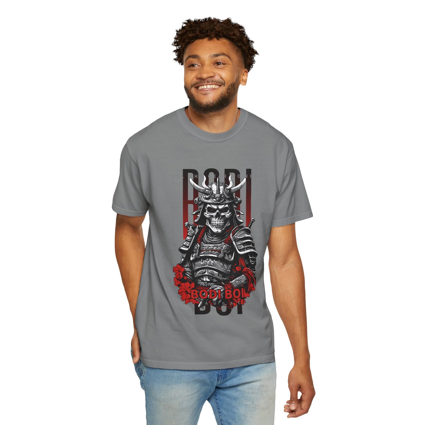 Samurai Graphic T-Shirt - Unisex Tee for Anime Lovers, Cool Gift for Birthdays, Unique Style for Everyday Wear, Graphic Tee
