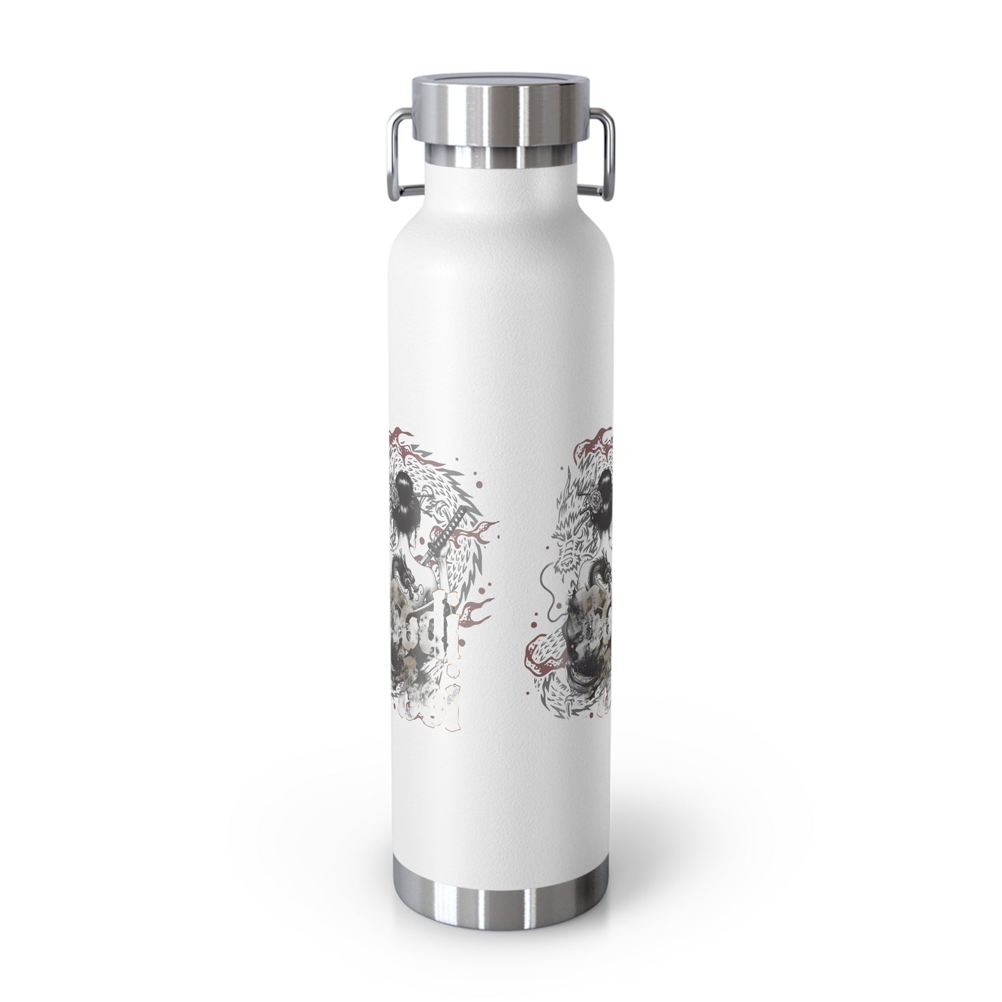 Stylish Insulated Water Bottle, Eco-friendly Drinkware, Stainless Steel Travel Flask, Perfect Gift for Adventurers, Unique Art Design