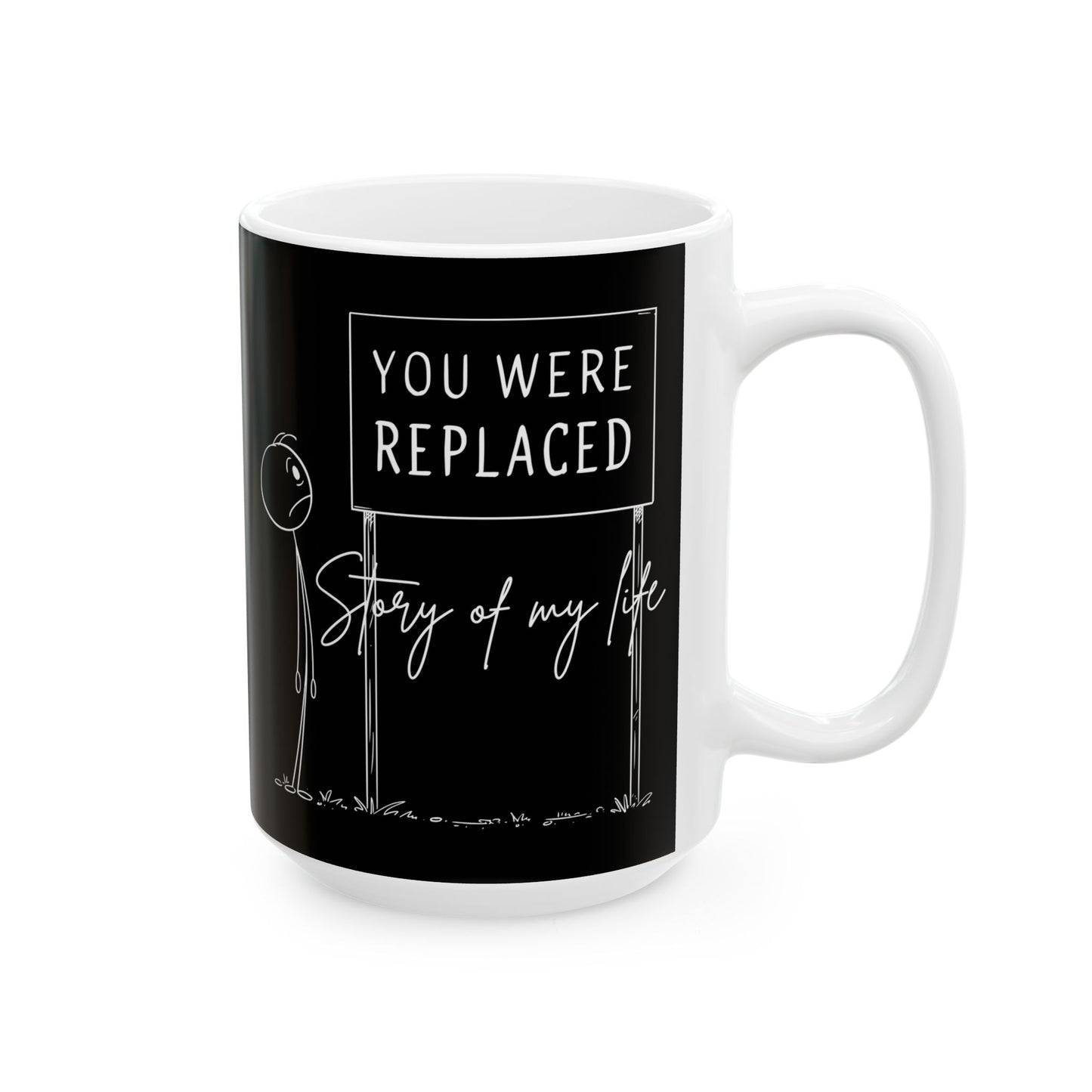Personalized Ceramic Coffee Mug, Gift for Tea Lovers, Custom Quote Cup, Birthday Present, Kitchen Decor, 11oz 15oz