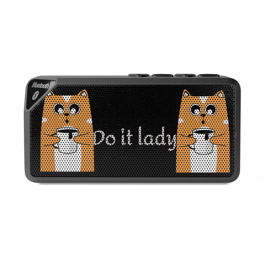 Bluetooth Speaker with Fun Dog Design do it lady