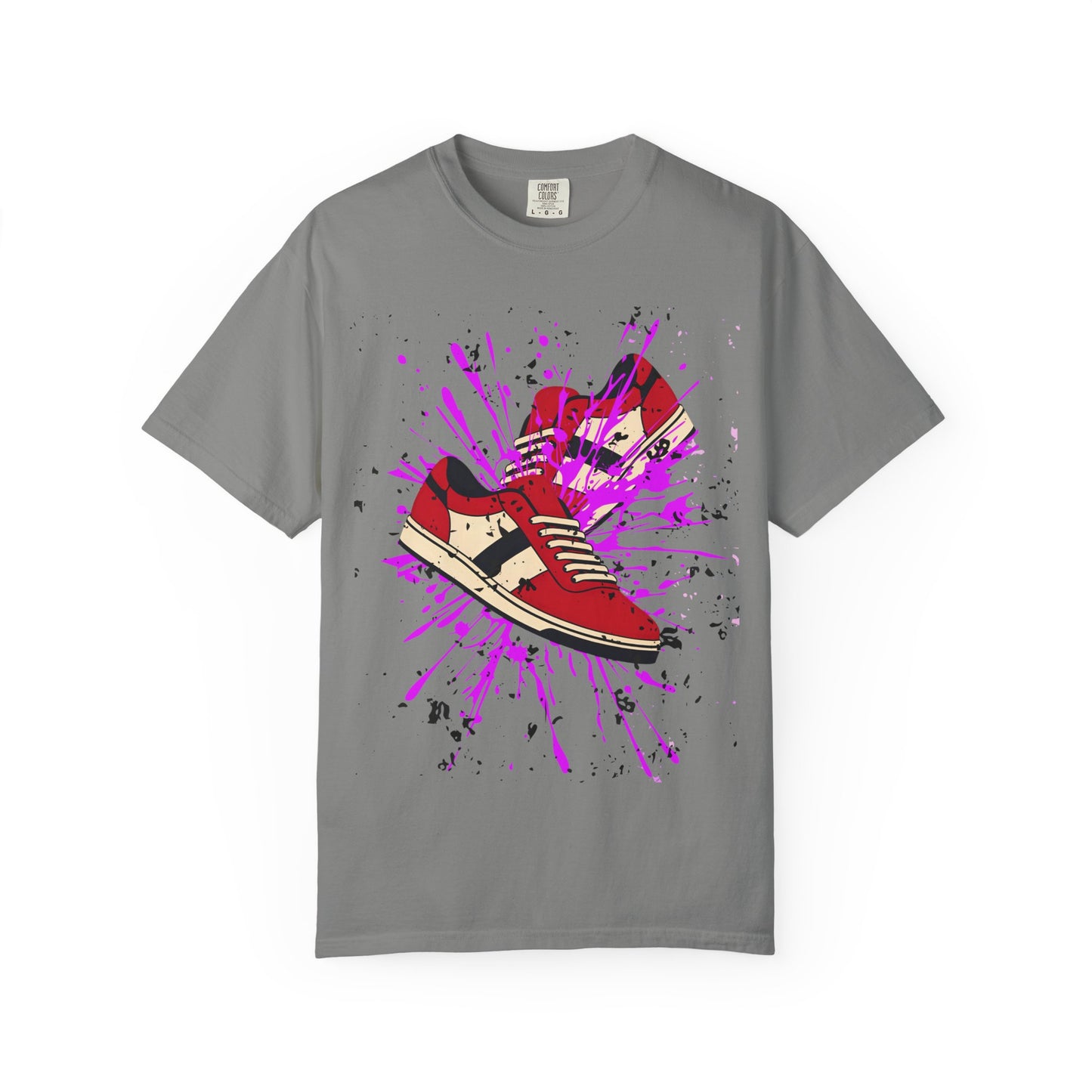 Sneaker Splash Unisex T-Shirt | Vibrant Graphic Tee | Streetwear Style | Perfect for Gift Giving | Hip-Hop Fashion | Casual Wear