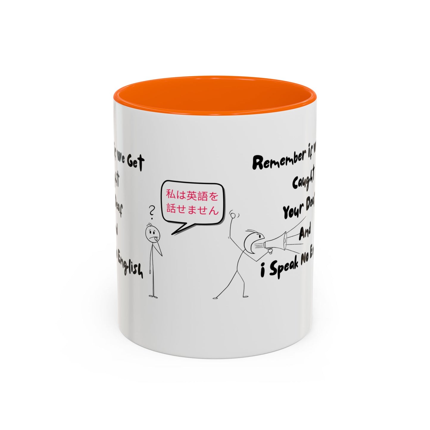 Humorous Accent Coffee Mug, Funny Gift for Language Lovers, Quirky Tea Mug, Cute Coffee Cup, Ideal for Friends, Family, or Students