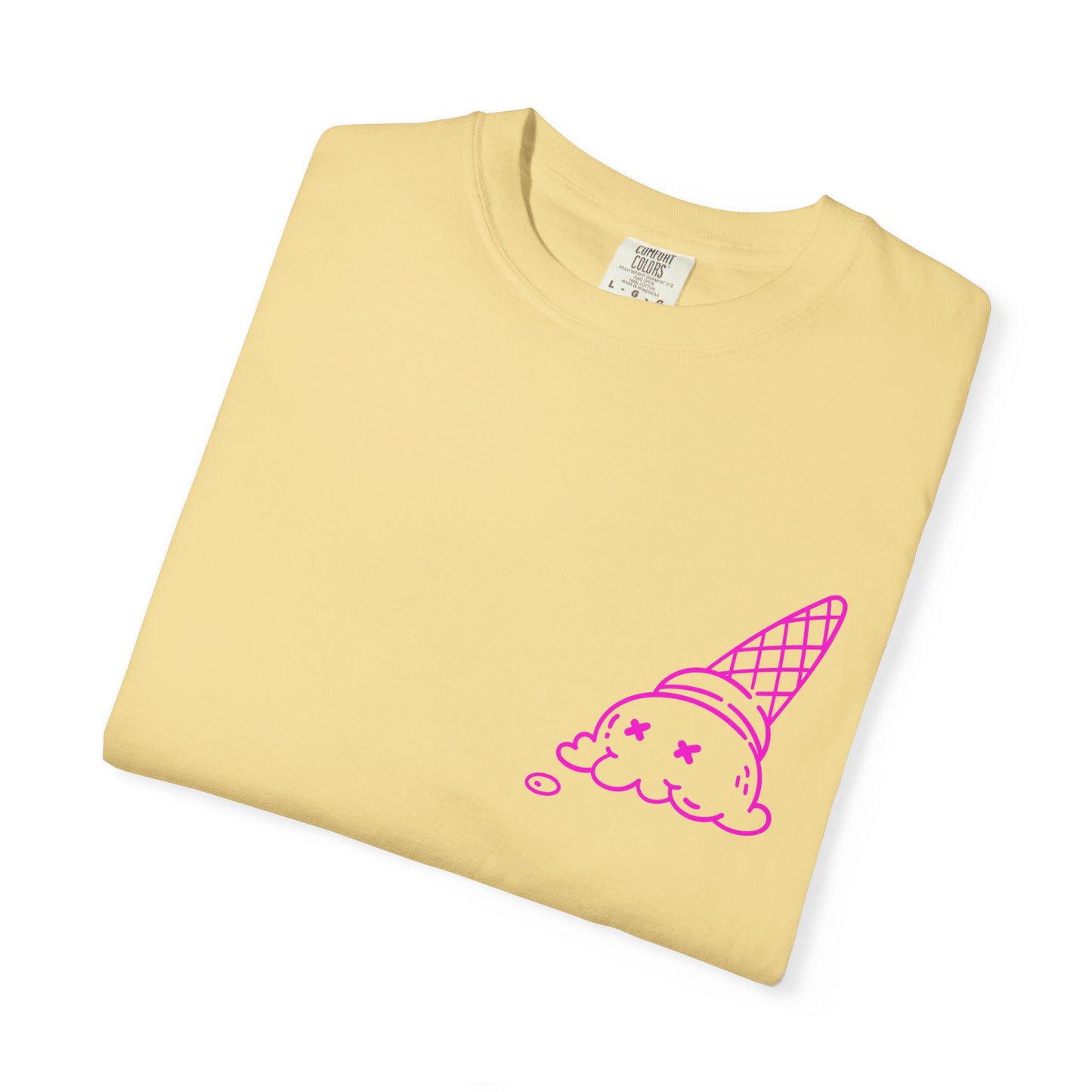 Cool Ice Cream & Helmet Graphic T-Shirt, Unisex Casual Tee, Gift for Ice Cream Lovers, Summer Vibes, Streetwear Fashion