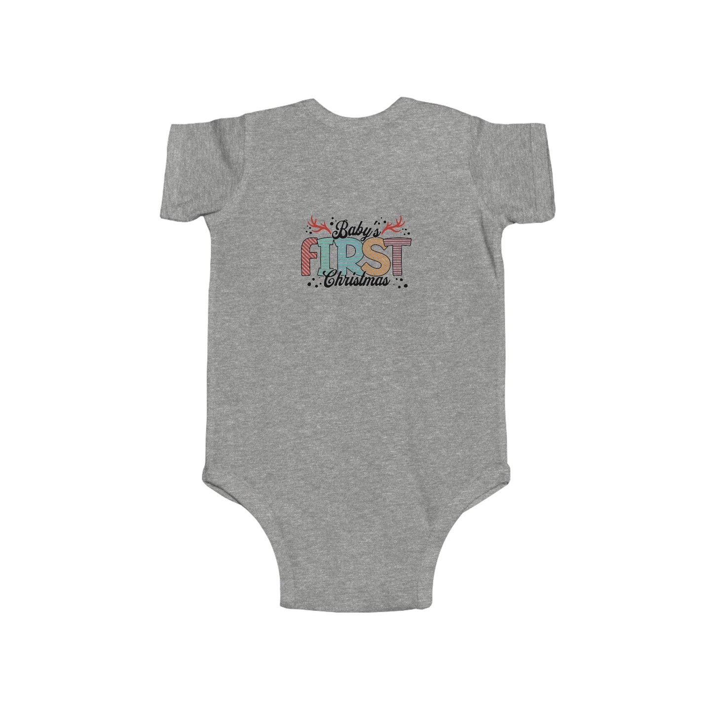 Baby's First Christmas Bodysuit, Infant Christmas Outfit, Holiday Baby Onesie, Cute Baby Gift, First Christmas Keepsake