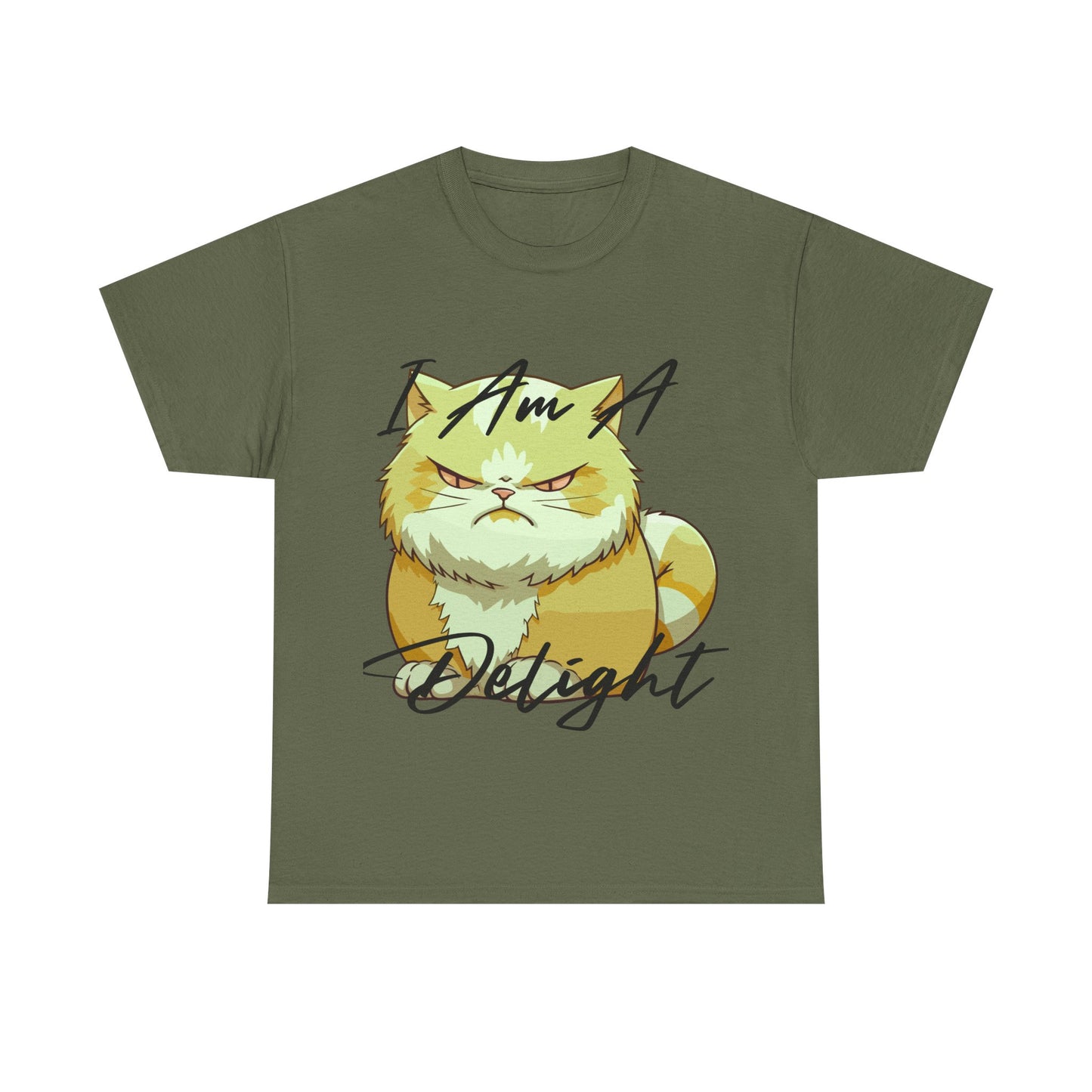 Funny Cat I'm a delight T-Shirt for Animal Lovers, Comfortable Cotton Tee, Gift for Cat Owners, Perfect for Casual Wear, I Am A Delight Tee, Gift [...]