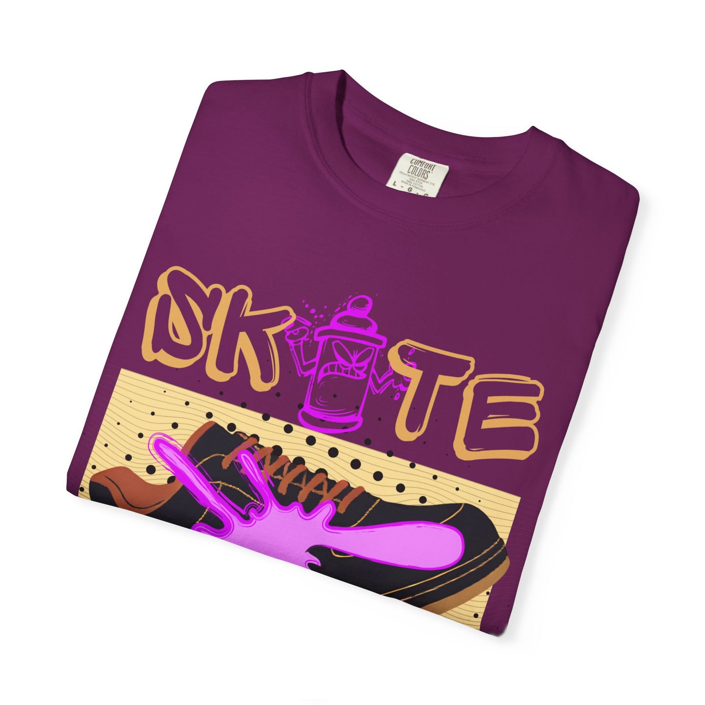 Unisex Skate-Inspired T-Shirt, Streetwear Tee, Graphic Apparel, Casual Wear, Gift for Skaters, Urban Style Shirt