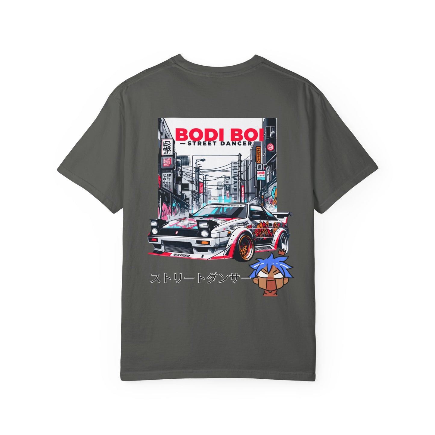 Bodi boi Street-Inspired Unisex T-Shirt for Dance and Car Enthusiasts