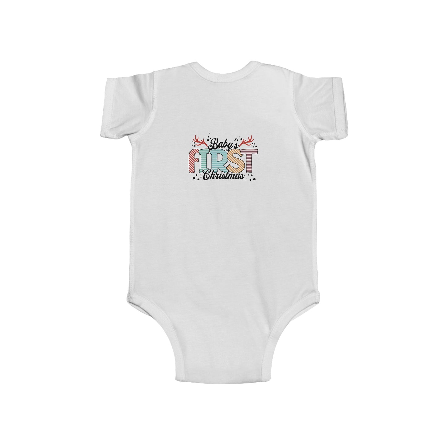 Baby's First Christmas Bodysuit, Infant Christmas Outfit, Holiday Baby Onesie, Cute Baby Gift, First Christmas Keepsake