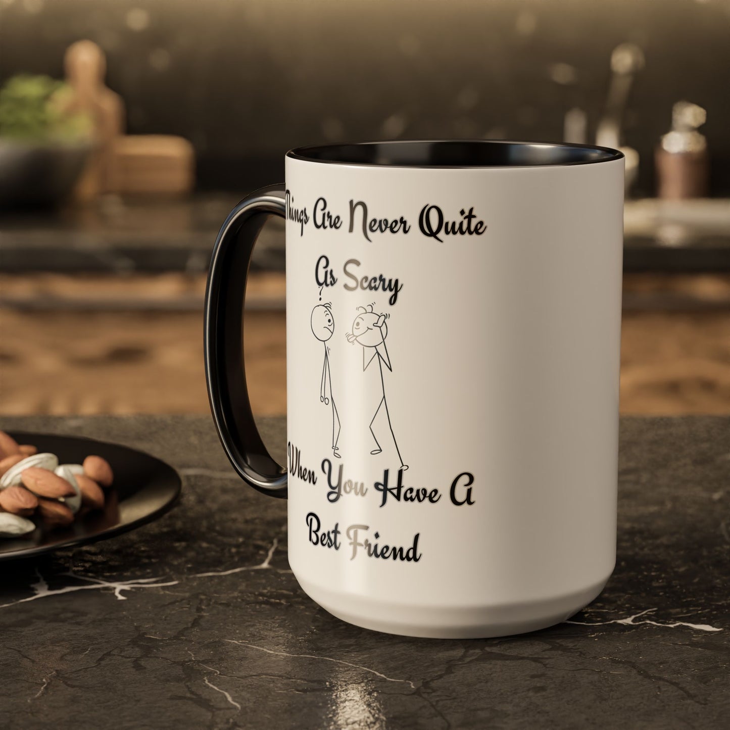 Best Friend Quote Mug, Friendship Gift, Coffee Cup, Motivational Mug, Funny Present for Friends