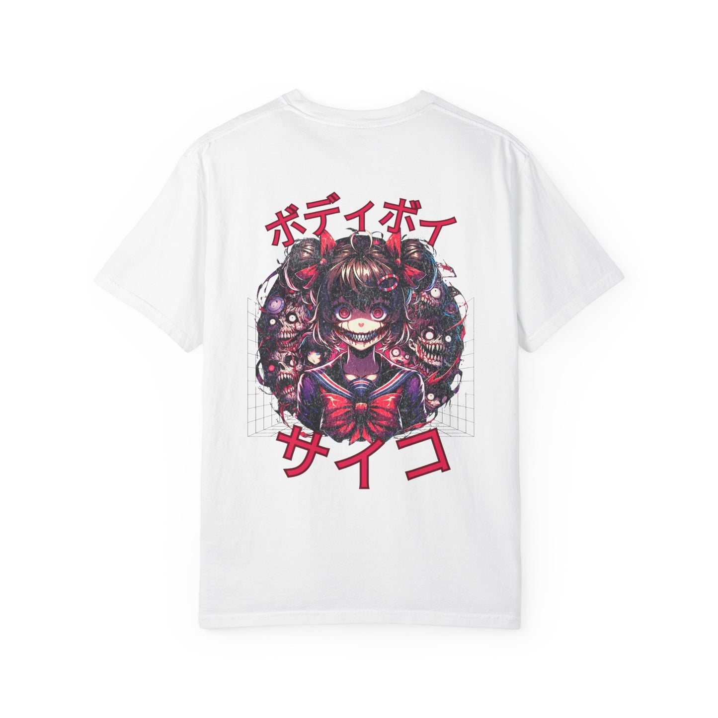 Unisex Garment-Dyed Graphic T-Shirt with Unique Anime Design, Casual Wear, Anime Enthusiast Gift, Fun Streetwear, Graphic Tee, Birthday Gift