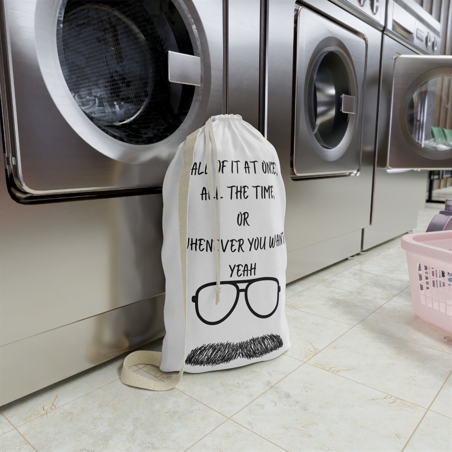 Birthday-Themed Laundry Bag with Funny Quotes, Humor Bag for Gifts, Laundry Tote for Her, Unique Laundry Storage, Fun Birthday Present