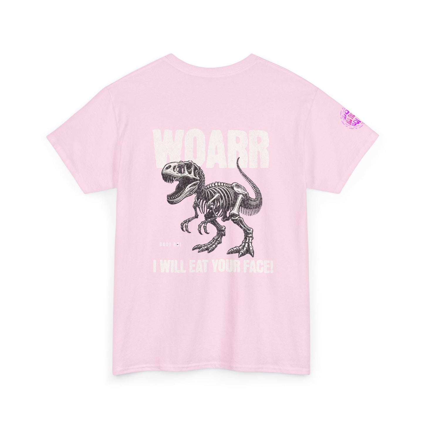Cool Unisex Heavy Cotton Tee - Dinosaur Graphic Tee, Perfect Gift for Kids and Adults, Funny Tee for Birthdays, Halloween, Casual Wear