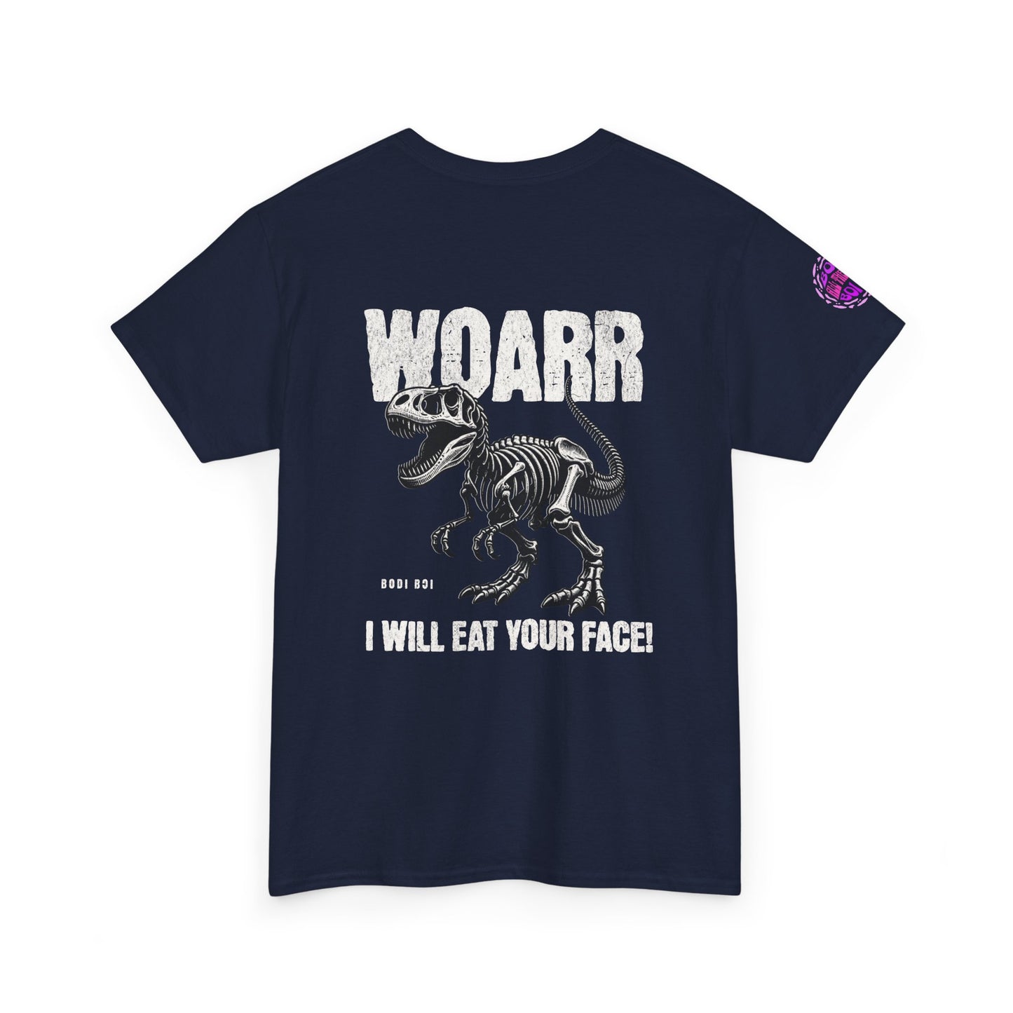Cool Unisex Heavy Cotton Tee - Dinosaur Graphic Tee, Perfect Gift for Kids and Adults, Funny Tee for Birthdays, Halloween, Casual Wear