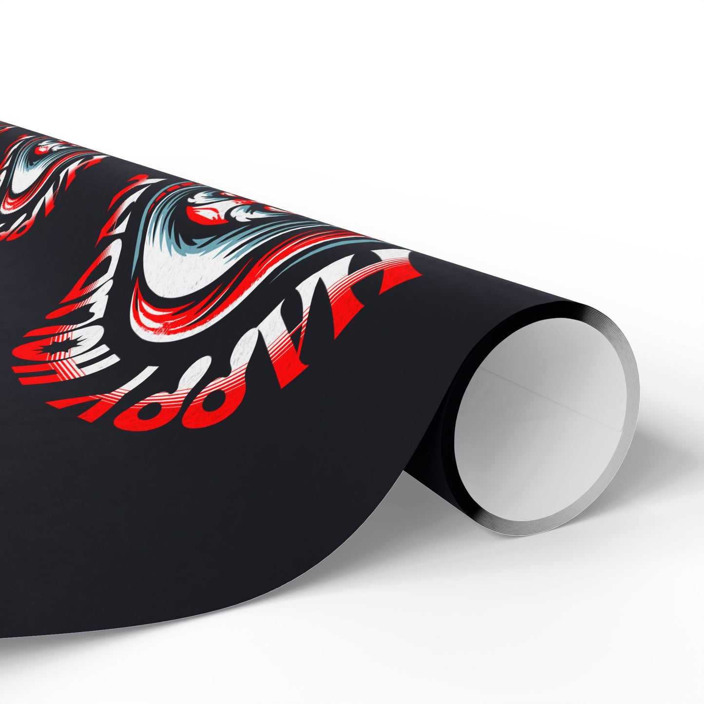 happy xmas bitch Paper Roll, Holiday Gift Wrap for Christmas, Birthdays, and Special Occasions - Unique Black Design